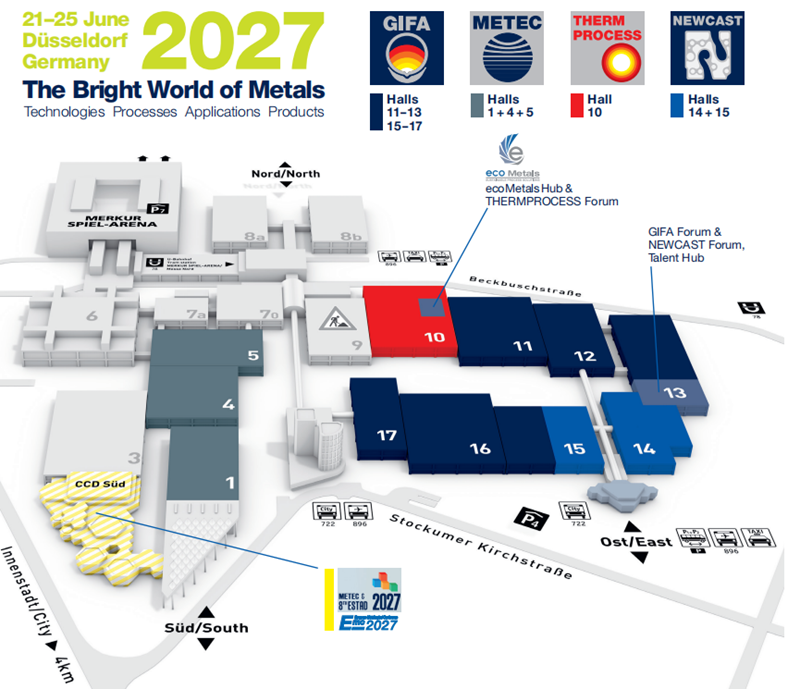 2027年德国 GIFA & NEWCAST 展会参展预登记正式开启