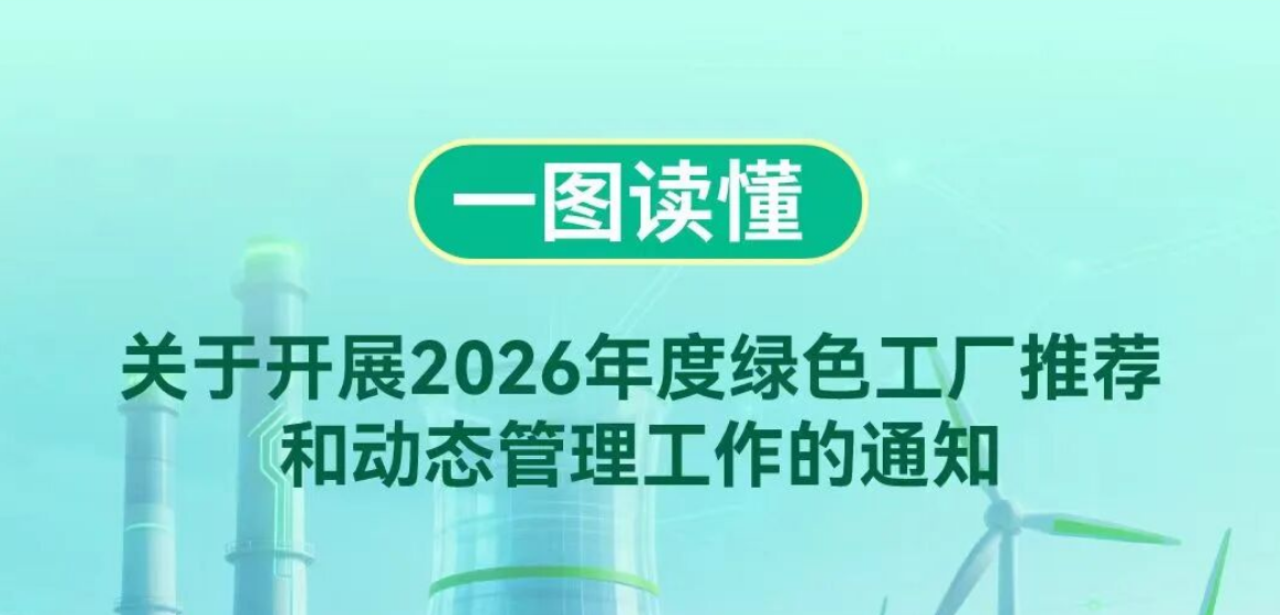 2026年度绿色工厂推荐和动态管理工作